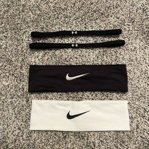 🌼Nike & Under Armour Headband Lot
